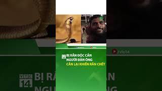 Bị rắn tấn công, người đàn ông cắn trả 2 lần khiến "đối thủ" tử vong| VTC14  #shorts