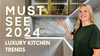 Luxury Kitchen Design Trends 2024 - Hidden Rooms and Bold Colors!