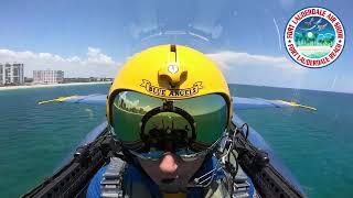 Blues Angels High Sneak Pass in Cockpit - Fort Lauderdale Air Show