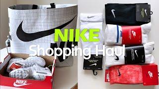 NIKE 나이키 쇼핑 하울 언박싱 100만원 플렉스  에어맥스95, 바람막이, 비니, 양말 등등 Shopping haul