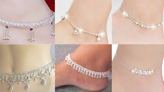 Latest silver anklets designs | Bridal anklets design 2021| Chandi Ki Payal | SilverPayalLightWeight