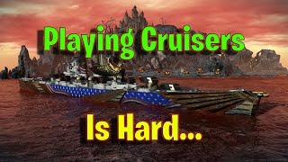 Playing Cruisers is So Hard in World of Warships Legends!