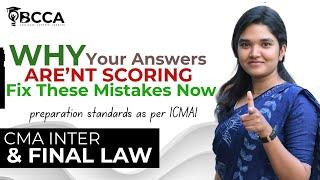CMA INTER & FINAL | LAW PRESENTATION TIPS | AS PER ICMAI GUIDELINES| BY CMA BHAVYA MA'AM
