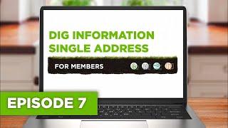 Episode 7 - Dig Information Single Address | Ontario One Call