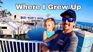 A tour where I grew up in Islamorada at Bud n’ Mary’s Marina.