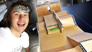 D.I.Y CARDBOARD FINGERBOARD SKATEPARK!