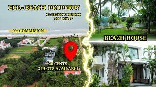 ECR - Uthandi Luxury Beach House + Land Sale | 100% Clear Documents #plot #beachhouse #villa #land