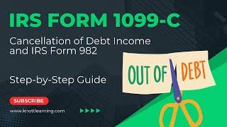 IRS Form 1099-C Explained with Form 982 for Cancelled Debts