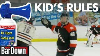 USING KID'S HOCKEY RULES IN ADULT LEAGUE