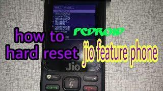 How to Hard reset your jio feature phone