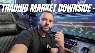 The BEST Way To Trade Market Downside | $50,000 $TSLA Live Trade