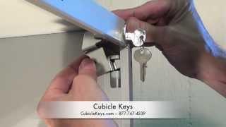 HON F26 Vertical File Cabinet Lock Kit Install