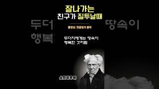 쇼펜하우어 인생 조언ㅣ친구가 질투날때ㅣ[인생조언/명언/부자/글귀/자기계발/돈/인간관계/철학/자기계발/지혜/책/교훈/오디오북/성공/긍정/좋은글]