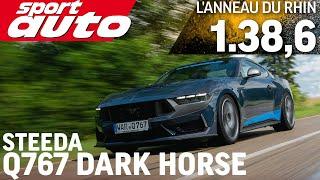 Steeda Q767 Dark Horse | Hot Lap Anneau du Rhin | sport auto