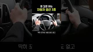 포기 불가한 자동차 옵션 3선