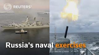 Russian Navy practices defense in Baltic Sea