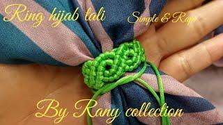 Ring hijab tali satin model 1 #brosdagu #bros #brosjuntai #idebisnis #idekreatif#Rany winarso