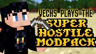 Minecraft Beach Vacation - Vechs Plays Super Hostile Modpack