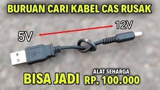 BURUAN BIKIN ALAT MAHAL DARI KABEL CAS HP RUSAK