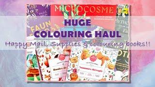 HUGE COLOURING BOOK HAUL | FEBRUARY TO JULY 2024 | ADULT COLOURING