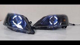 Lada Largus модернизация фар. Renault Logan тюнинг фары.