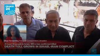 Israeli Prime Minister Benjamin Netanyahu hints at a desire for regime change in Iran • FRANCE 24