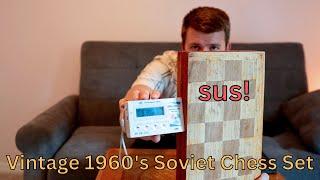 Chess Set From The Past - 1960's Vintage Soviet Chess Set