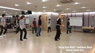 "Going Back West" LineDance Teach by Heejin Kim [Music: Going Back West by Boney M]