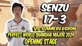 CS2 POV The MongolZ Senzu (17/3) vs GamerLegion (Anubis) @ Perfect World Shanghai Major 2024