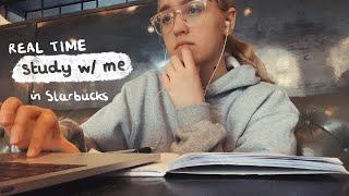 study with me at a cafe (with lofi) || 55 minutes || (leaving cert)