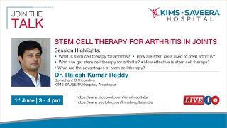 Stem Cell Therapy for Arthritis in Joints