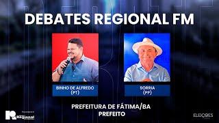 DEBATES DE CANDIDATOS A PREFEITO DE FÁTIMA  01/10/2024