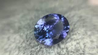 UNHEATED TANZANITE OVAL 3 42CT G086, Rare Gemstones, Pleochorism