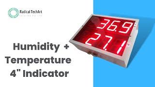 Jumbo Display Humidity and Temperature Indicator RadicalTechArt I RadicalTalks I RadicalTechMart