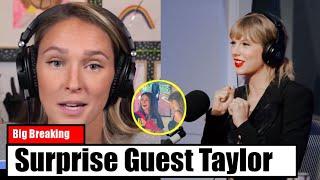 Kylie Kelce REVEALS Taylor Swift is the First Guest on Her Podcast "Not Gonna Lie"