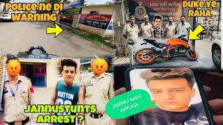 POLICE WARNING JANNU STUNTZ KOARREST KARO @Motovloggerjannustunts KO