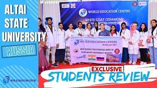 Altai State Medical University Future Doctors Thank World Education Centre | Pre-Departure Meet