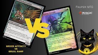 Grixis Affinity Vs Gruul Ramp [Pauper Gameplay]