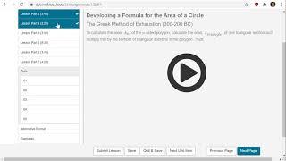 Navigate a lesson | Möbius Video Guides by DigitalEd