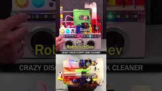 Crazy Disco Floppy Disk Cleaning Machine