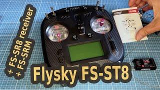 Flysky FS-ST8 Funke mit 8 Kanal FS-SR8 FS-SRM Empfänger