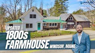 Beautifully Updated Maine Farmhouse | 550 Ridge Road, Windsor | Maine Real Estate