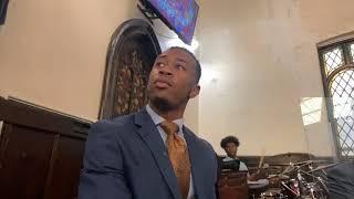 Joshua Robinson On Organ Backing Up Preacher