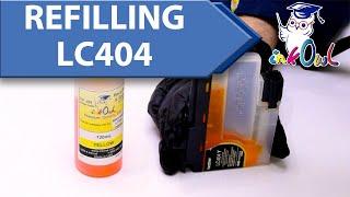 How to Refill BROTHER LC404 Ink Cartridges