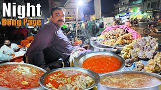 MOST POPULAR NIGHT TIME STREET FOOD | BABA FAREED SIRI PAYE | BAGHBANPURA LAHORE STREET FOOD TOUR