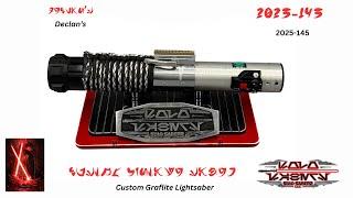 Declan's Custom Vintage Graflite Neopixel Lightsaber with CFX