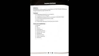 Thoracentesis https://www.youtube.com/@Nursingcom100 Nursing course 100 #nursingcourse100