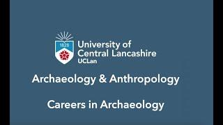 Archaeology careers