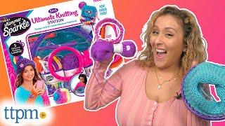 Shimmer 'n Sparkle 5 in 1 Ultimate Knitting Station from Cra-Z-Art Review!