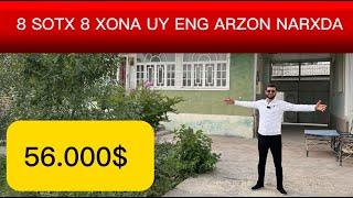 8 SOTX 8 XONA UY JUDA ARZON NARXDA SROCHNO SOTILADI NARXI 56.000$ TOSHKENTGA BIR QADAM